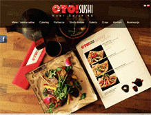 Tablet Screenshot of oto-sushi.pl